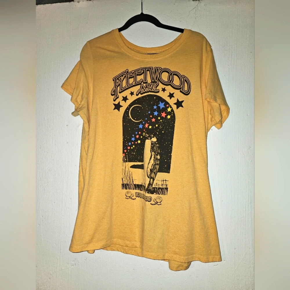 TORRID Yellow Fleetwood Mac Tee